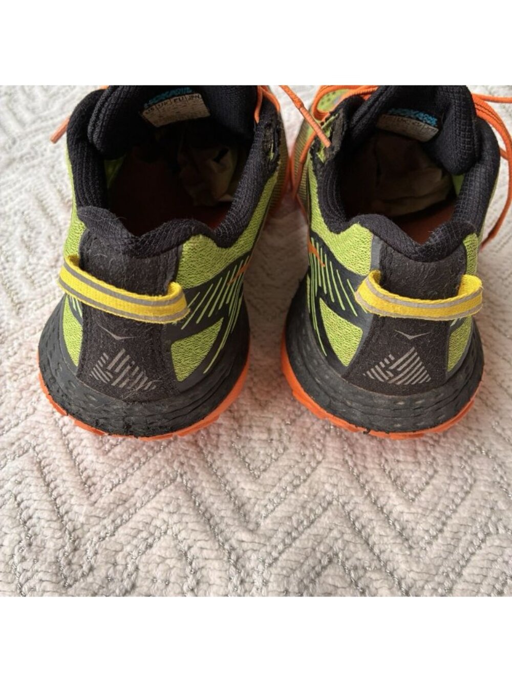 HOKA Men’s Speed Instinct 2 Trail Running Shoes Green Orange Size 9 READ DESC - Picture 2 of 7